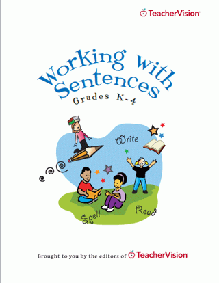 Working with Sentences Printable Book (K-4)