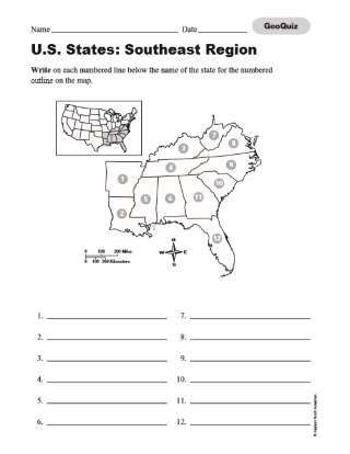 Quiz: Southeast United States
