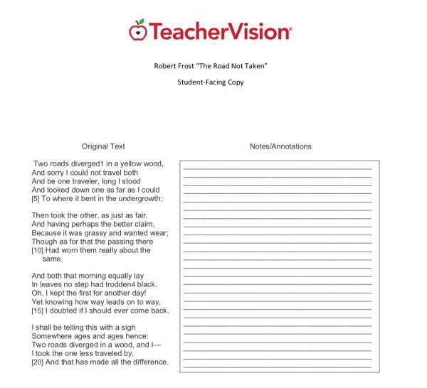 Three lesson plans for teaching students how to analyze poems and compare and contrast two poems