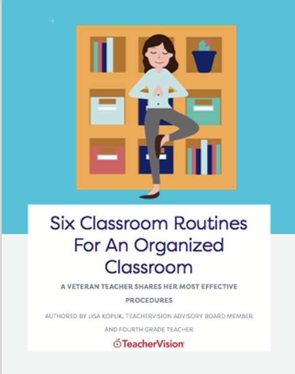 Six Classroom Routines For An Organized Classroom E-Book