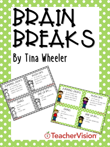20 fun brain break cards to energize and refocus your students