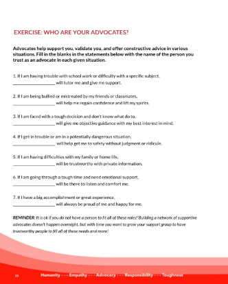 Exercise: Who Are Your Advocates?