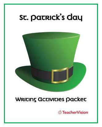 Themed packet of St. Patrick's Day writing activities for grades 3-5