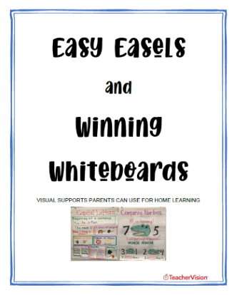 Easy Easels and Winning Whiteboards