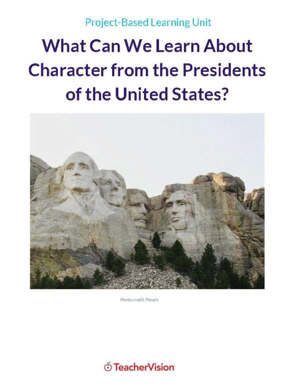 Presidents' Day Unit Cover