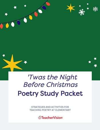 'Twas the Night Before Christmas Poetry Study Packet