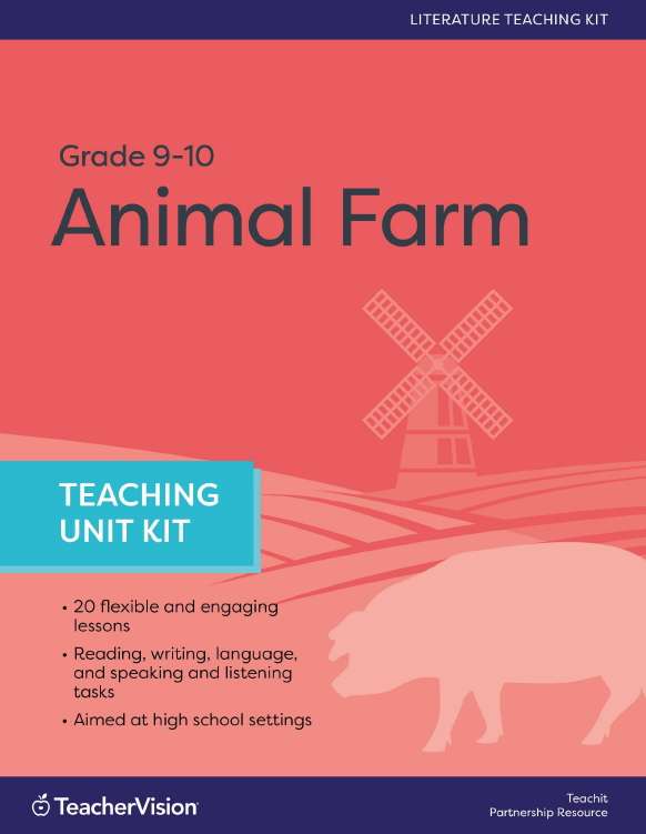 lesson plans for animal farm - kit for a complete unit on the novel
