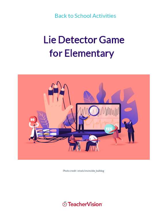Lie Detector Game Icebreaker for Elementary Students