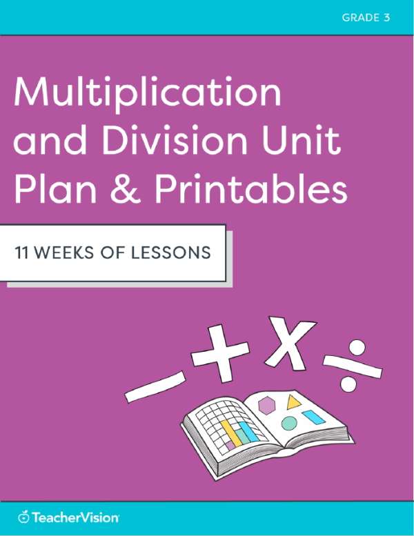 Grade 3 - Multiplication and Division Unit Plan and Printables