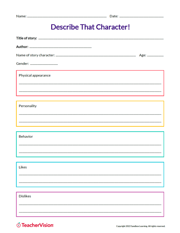 Describe That Character!