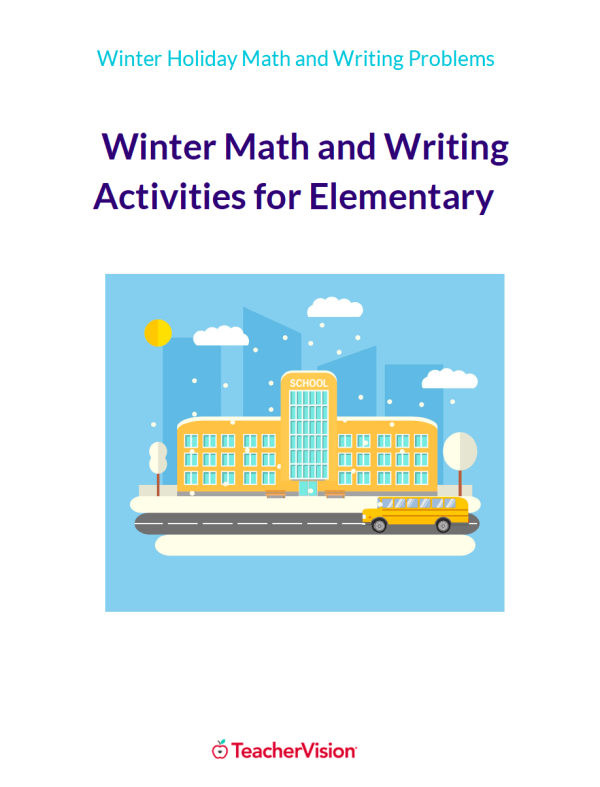 Winter Math and Writing Activities