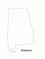 Alabama State Map