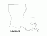 Louisiana State Map