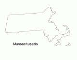 Massachusetts State Map