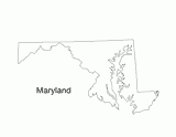 Maryland State Map