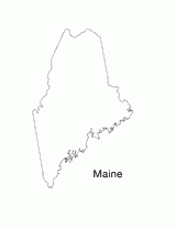 Maine State Map