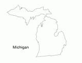 Michigan State Map