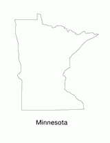 Minnesota State Map