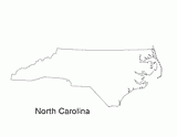 North Carolina State Map