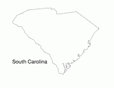 South Carolina State Map