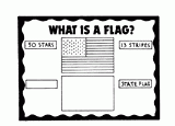 United States Flag Bulletin Board Example