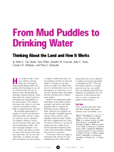 From Mud Puddles to Drinking Water