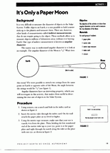 It's Only a Paper Moon -- Student Guide