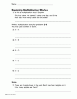 Exploring Multiplication Stories