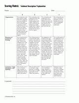 Scoring Rubric: Technical Description / Explanation