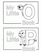 My Little Letter Book -- O and P
