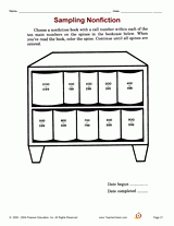 Sampling Nonfiction