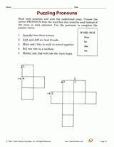 Puzzling Pronouns