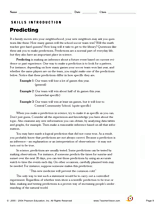 Predicting Process Skills