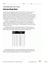 Interpreting Data