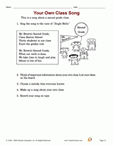 Your Own Class Song