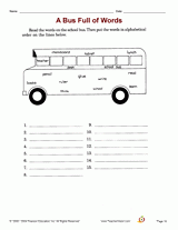 A Bus Full of Words