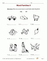 Word Families II