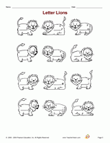 Letter Lions