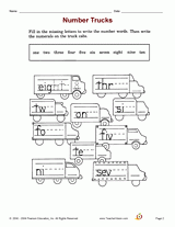 Number Trucks