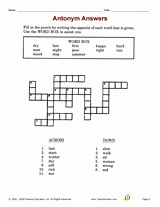 Antonym Answers