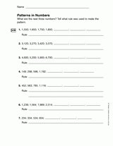 Patterns in Numbers: Addition (Gr. 3)
