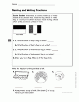 Naming and Writing Fractions (Gr. 3)