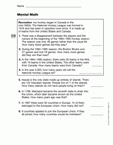 Subtraction: Mental Math (Gr. 3)