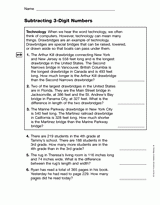 Subtracting Three-Digit Numbers (Gr. 3)