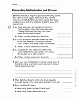 Connecting Multiplication and Division (Gr. 3)