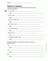 Patterns in Numbers: What's the Operation? (Gr. 4)