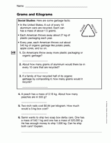 Grams and Kilograms (Gr. 5)