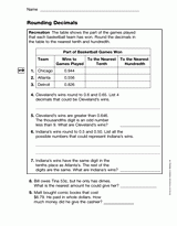 Rounding Decimals (Gr. 5)