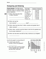 Whole Numbers: Comparing and Ordering (Gr. 5)