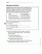 Multiplication: Decimals and Zeros (Gr. 5)